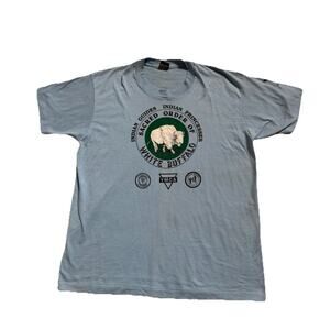 Vintage YMCA Indian Guides Shirt Mens XL Screen Stars 1980s Indian Princess Vtg